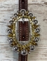Glitzer Buckle Dot gold